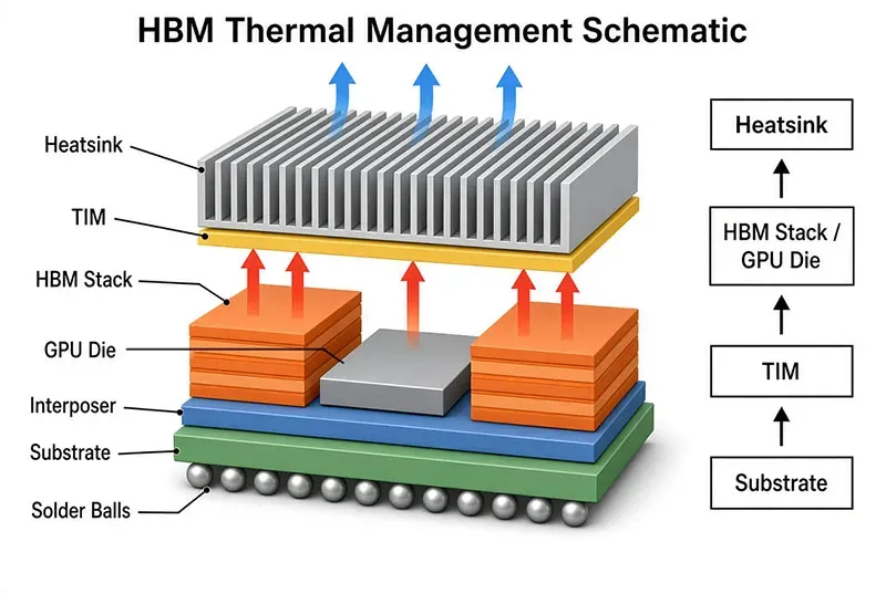 HBM structural diagram